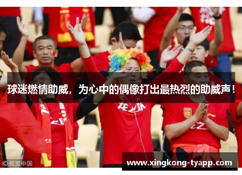 球迷燃情助威，为心中的偶像打出最热烈的助威声！